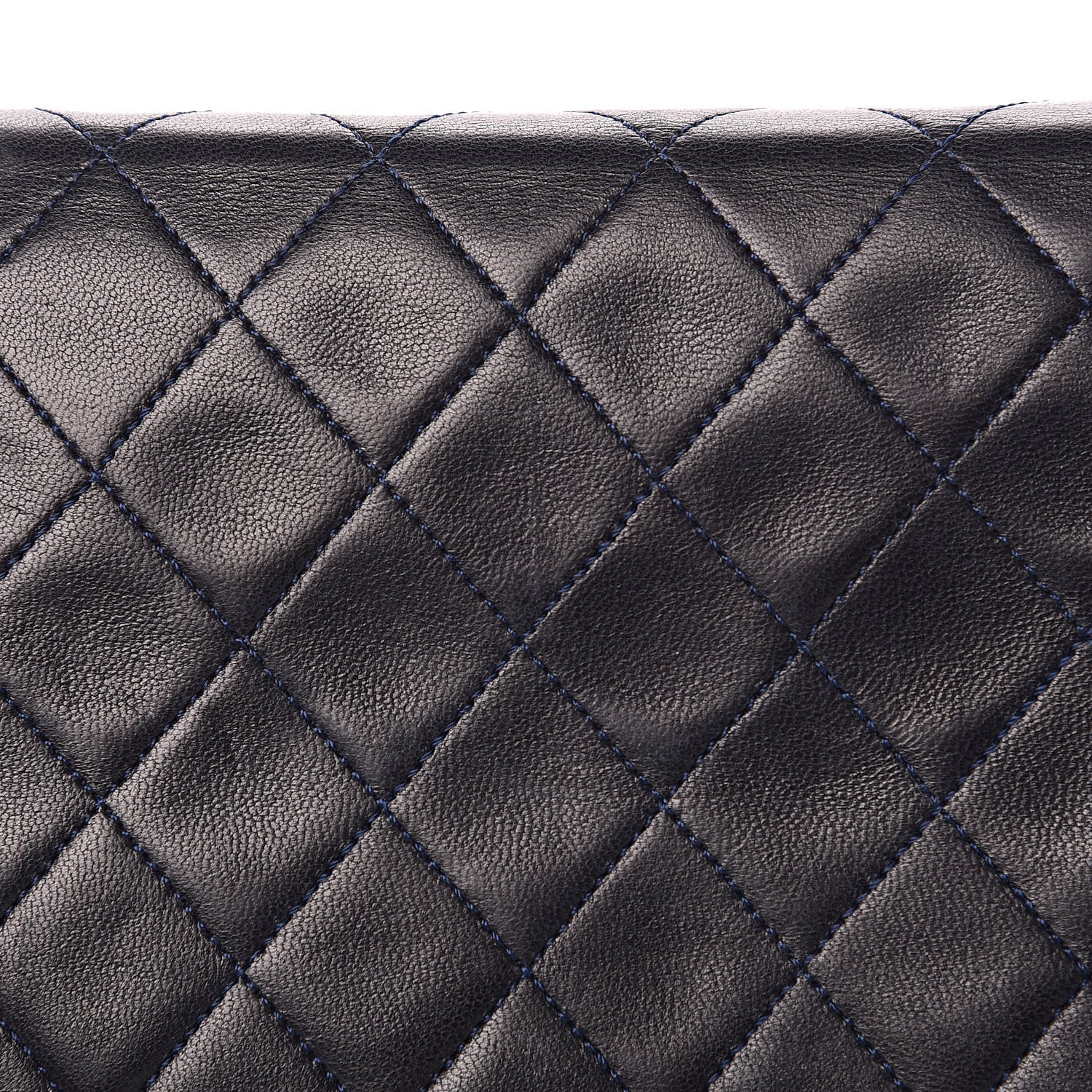Chanel Lambskin Quilted Small Single Flap Navy 12 of 12