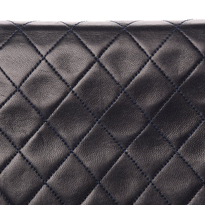 Chanel Lambskin Quilted Small Single Flap Navy 12 of 12
