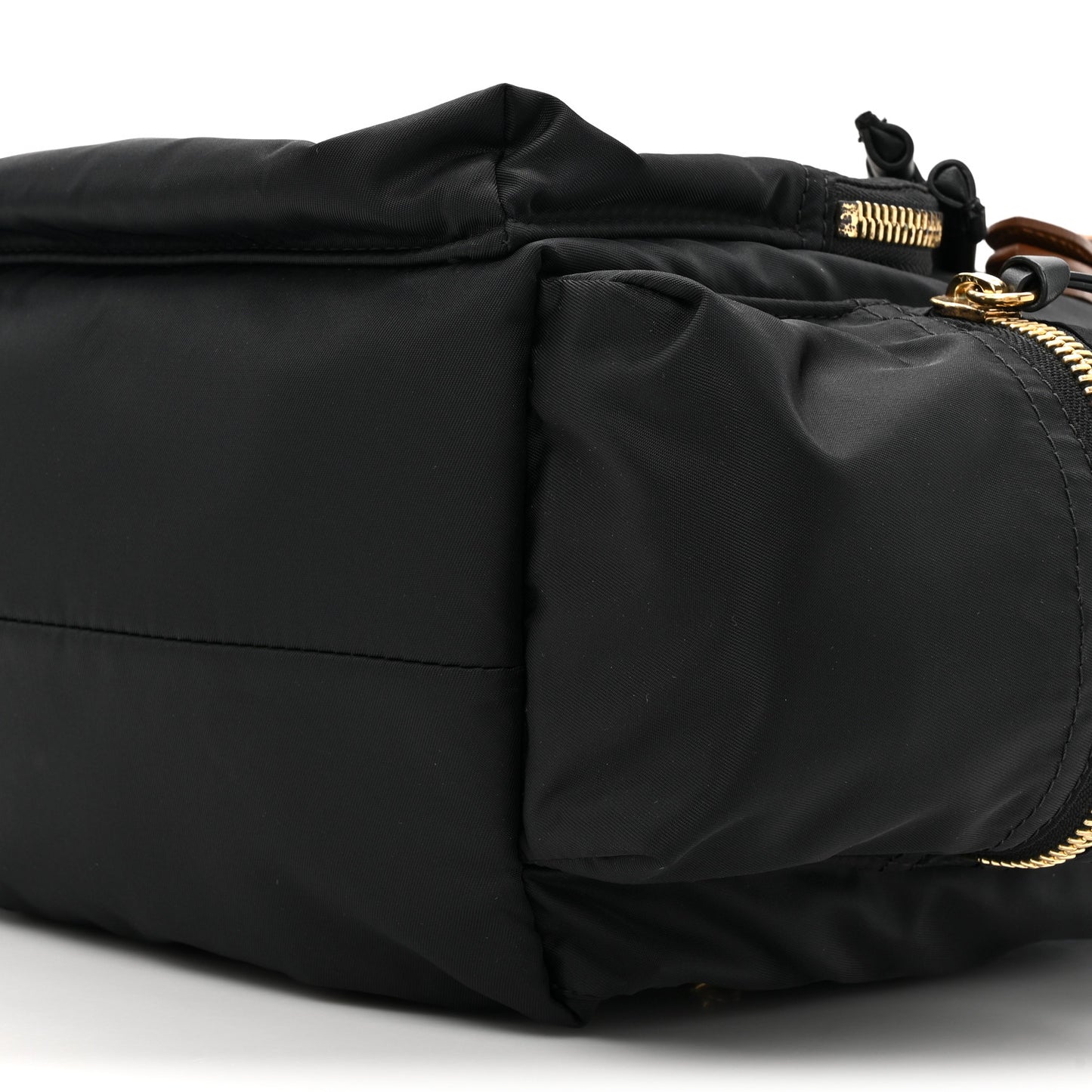Nylon Medium Rucksack Backpack Black