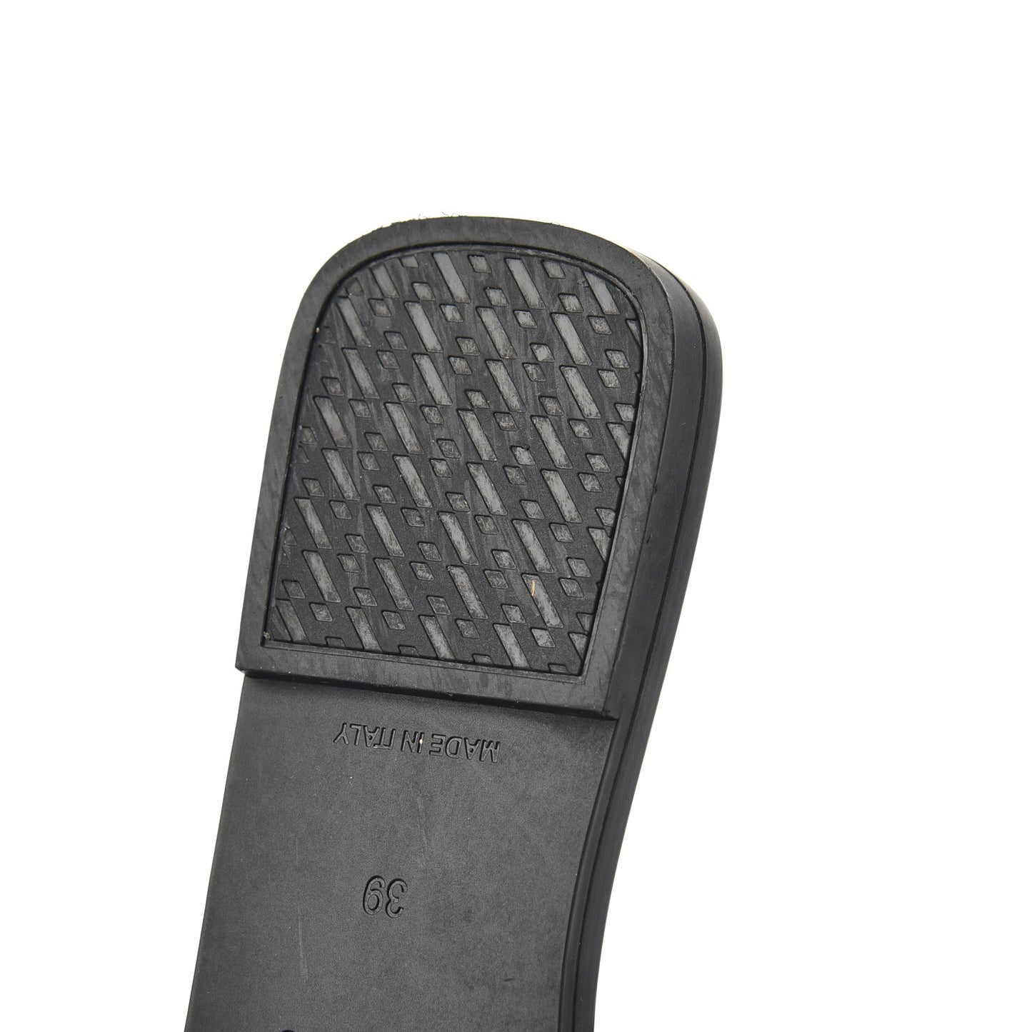 Rubber Aloha Sandals 39 Black