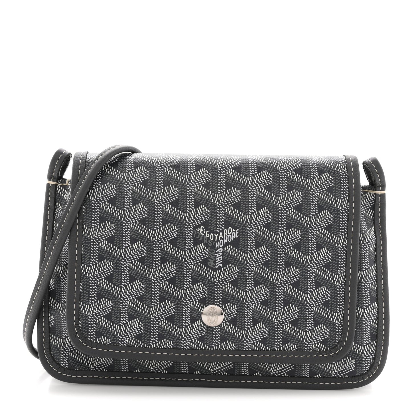 Goyardine Plumet Wallet Clutch Grey