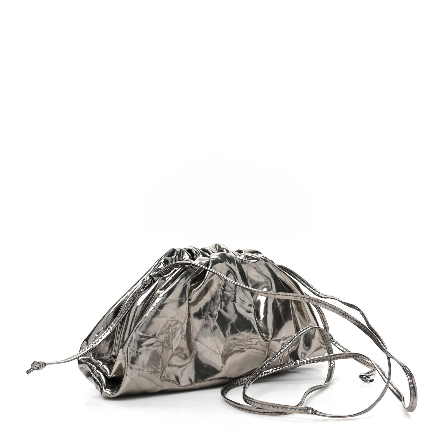 Metallic Crushed Calfskin The Mini Pouch Anchor