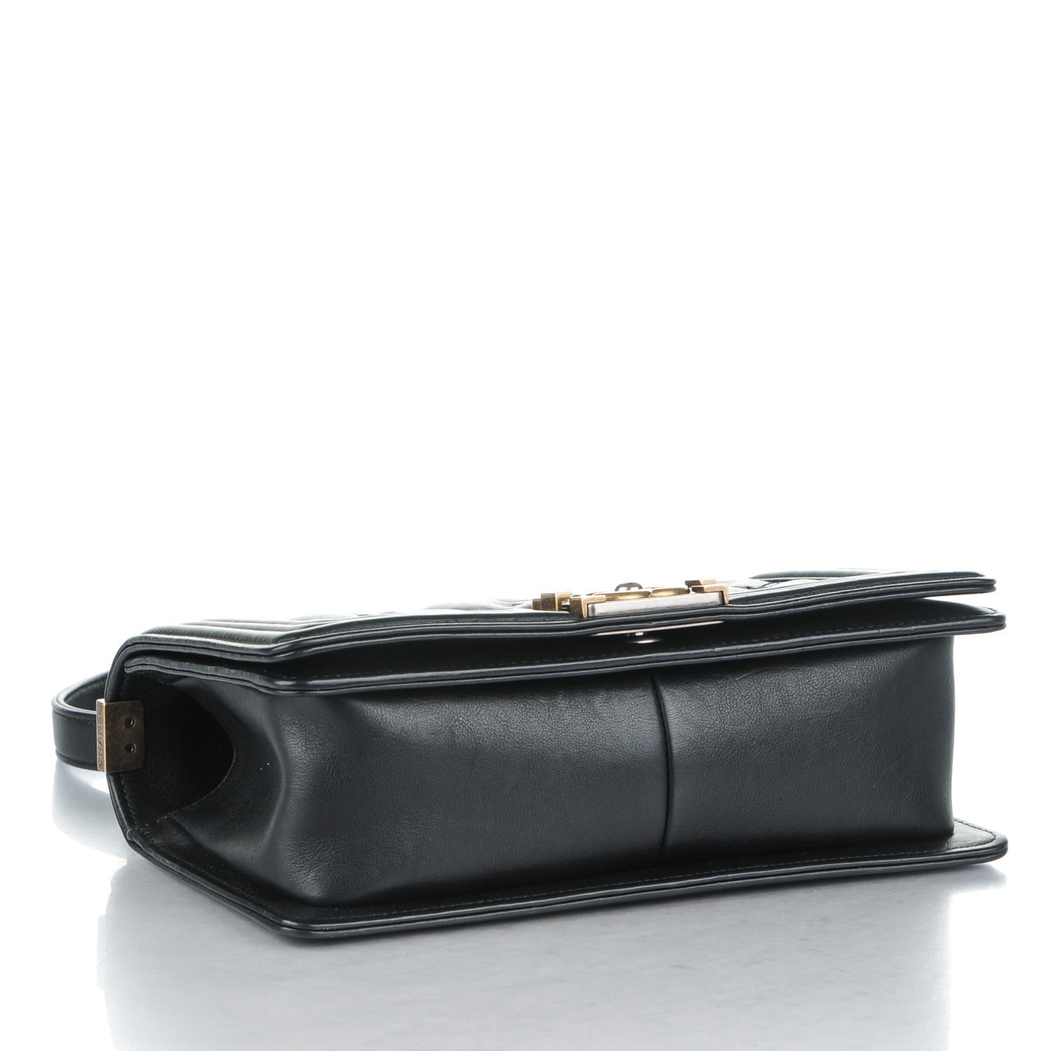 Chanel Calfskin Stitched Medium Boy Flap Black 4 of 8