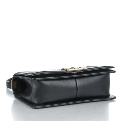Chanel Calfskin Stitched Medium Boy Flap Black 4 of 8