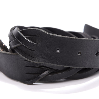 Gucci Calfskin Braided Dionysus Belt 95 38 Black 5 of 7