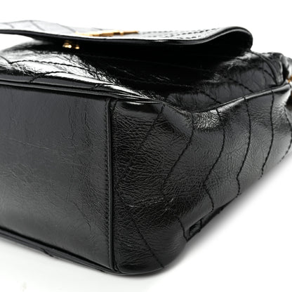 Saint Laurent Crinkled Calfskin Matelasse Monogram Small Niki Tote Black 10 of 10