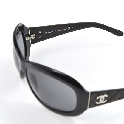 Chanel Lambskin Quilted CC Sunglasses 5116-Q Black 6 of 9
