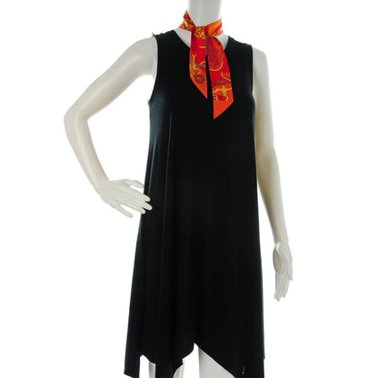 Hermes Silk Festival des Amazones Twilly Orange Vermilion Golden Yellow 2 of 5