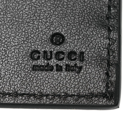 Gucci Plutone Calfskin Logo Bi-Fold Wallet Black 7 of 8