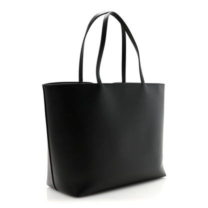 Dolce & Gabbana DOLCE GABBANA Calfskin DG Logo Shopper Tote Black 3 of 9
