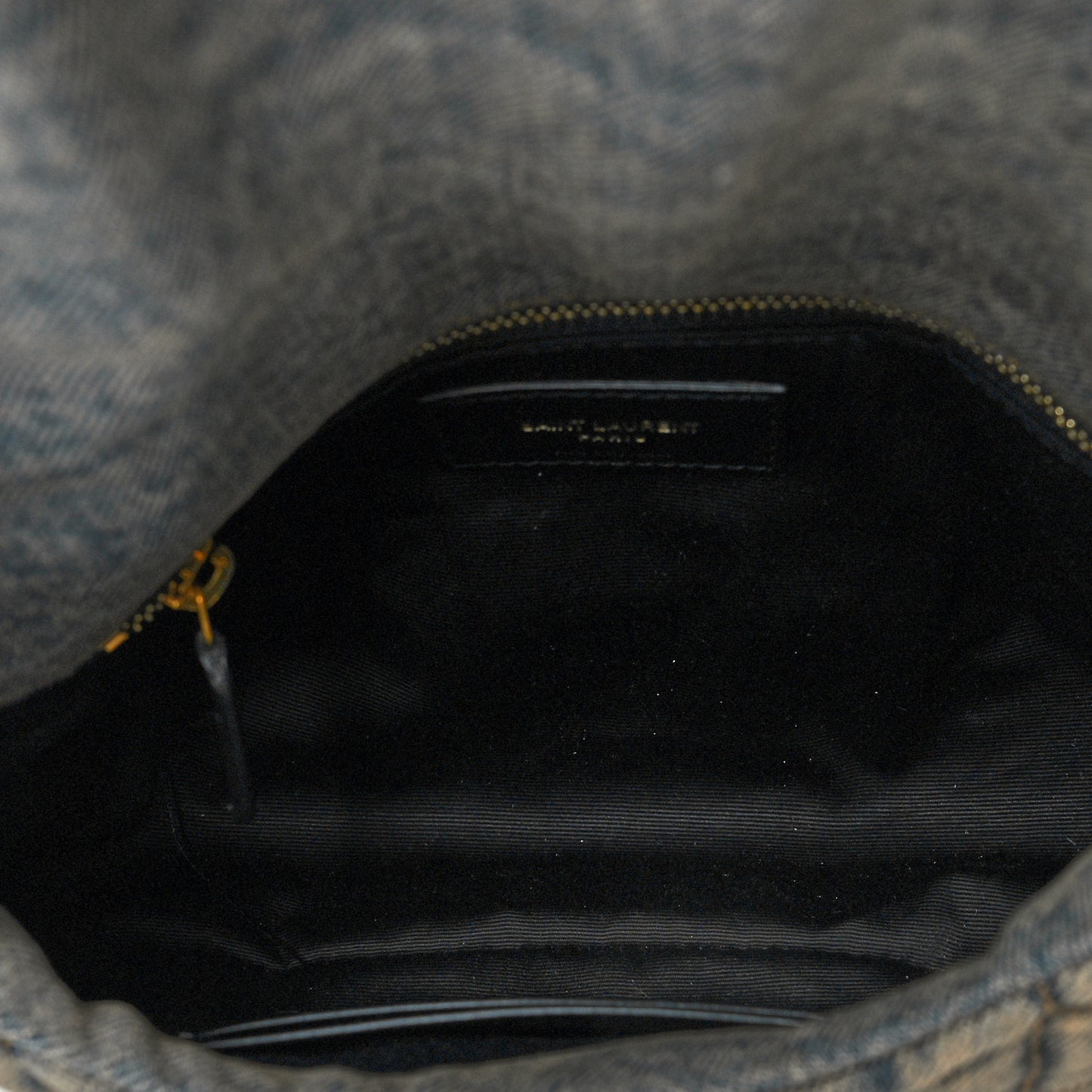 Denim Quilted Toy Loulou Puffer Monogram Chain Satchel Rodeo Blue