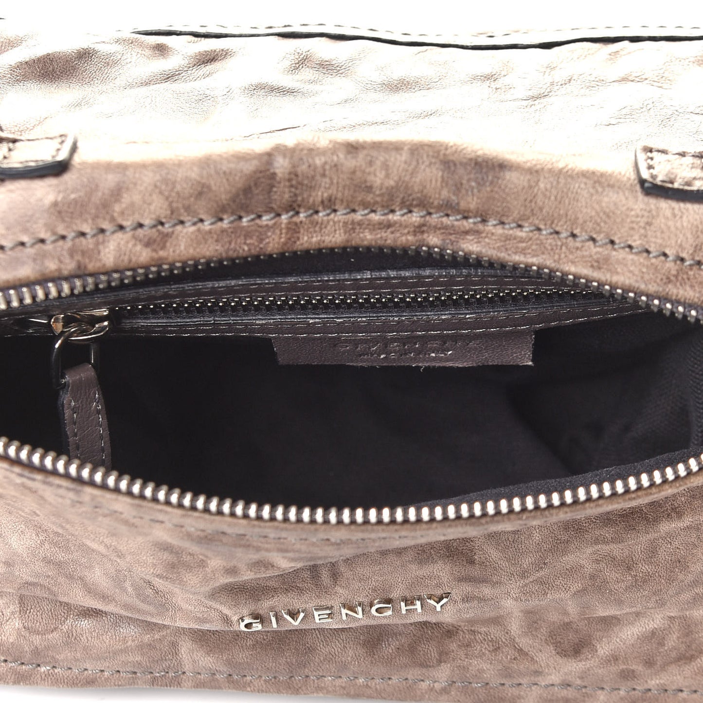 Tumbled Sheepskin Mini Pandora Charcoal