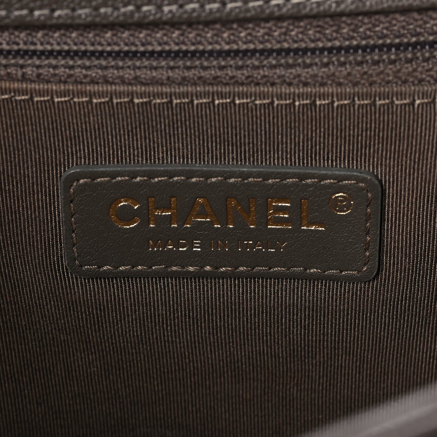 Chanel Caviar Quilted New Medium Boy Flap Khaki 5 of 7