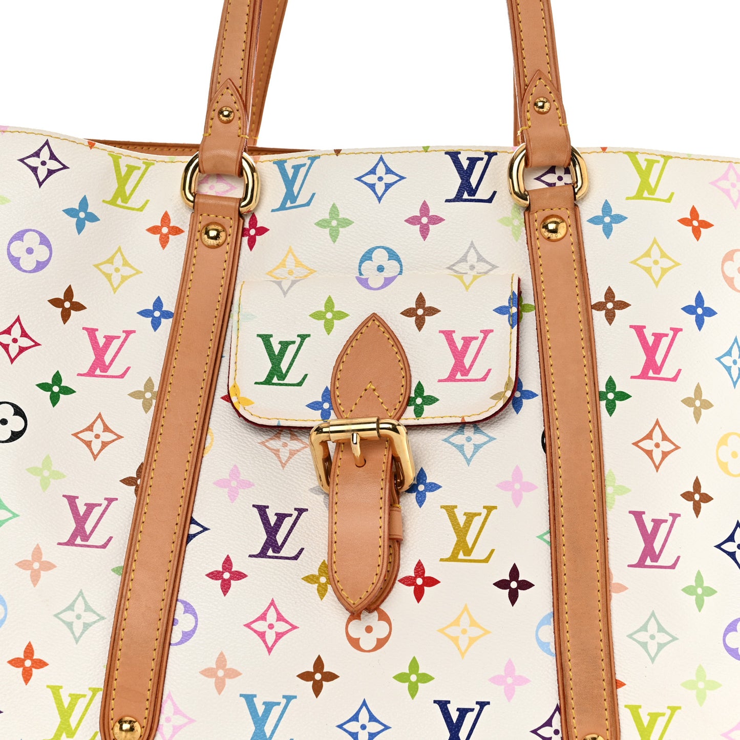 Monogram Multicolor Aurelia GM White