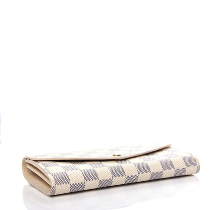 Louis Vuitton Damier Azur Sarah Wallet NM 4 of 6