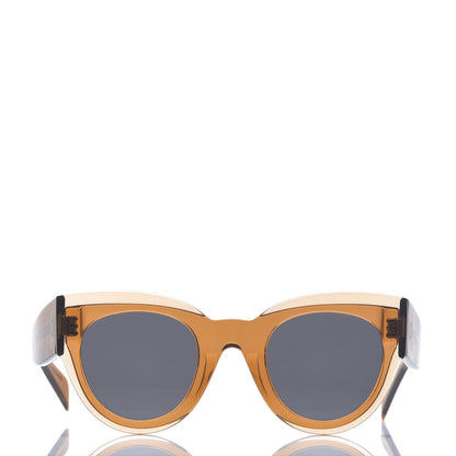 Celine Acetate Petra Sunglasses CL41447/S Transparent Orange 2 of 6