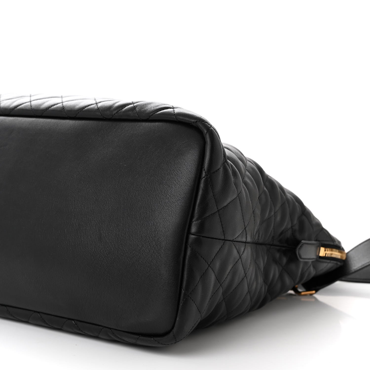 Saint Laurent Calfskin Quilted ES Giant Travel Bag Black 9 of 10