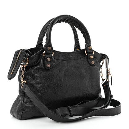 Balenciaga Agneau Giant 12 Rose Gold Hardware Town Black 3 of 13