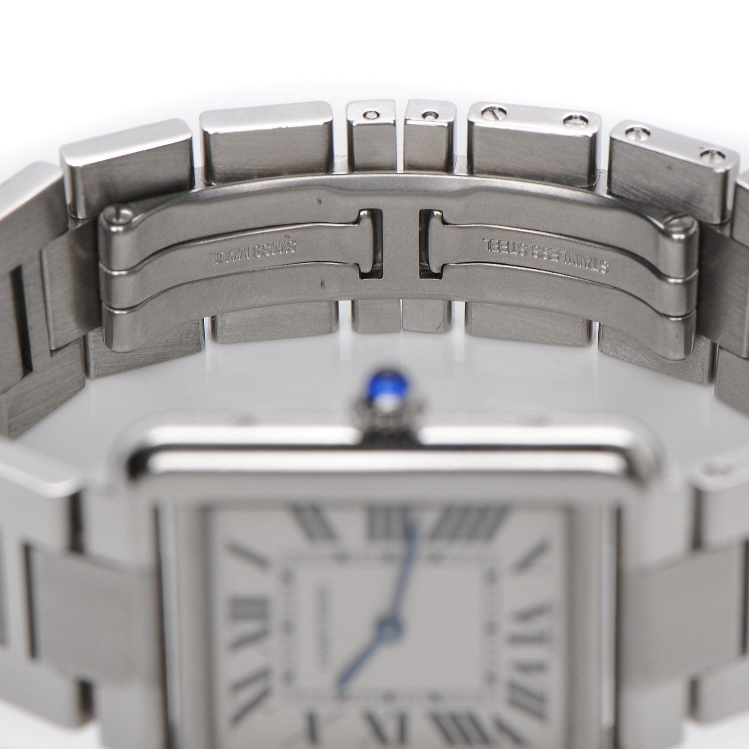 Cartier Stainless Steel 24mm Tank Solo Quartz Watch 11 of 13