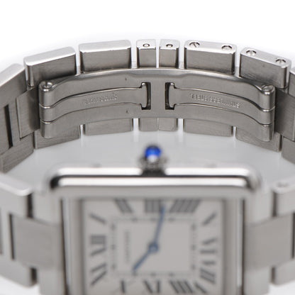 Cartier Stainless Steel 24mm Tank Solo Quartz Watch 11 of 13