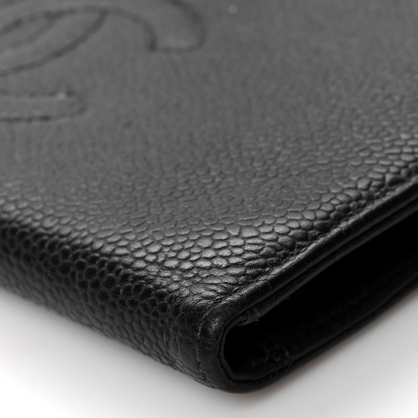 Caviar Timeless CC French Wallet Black