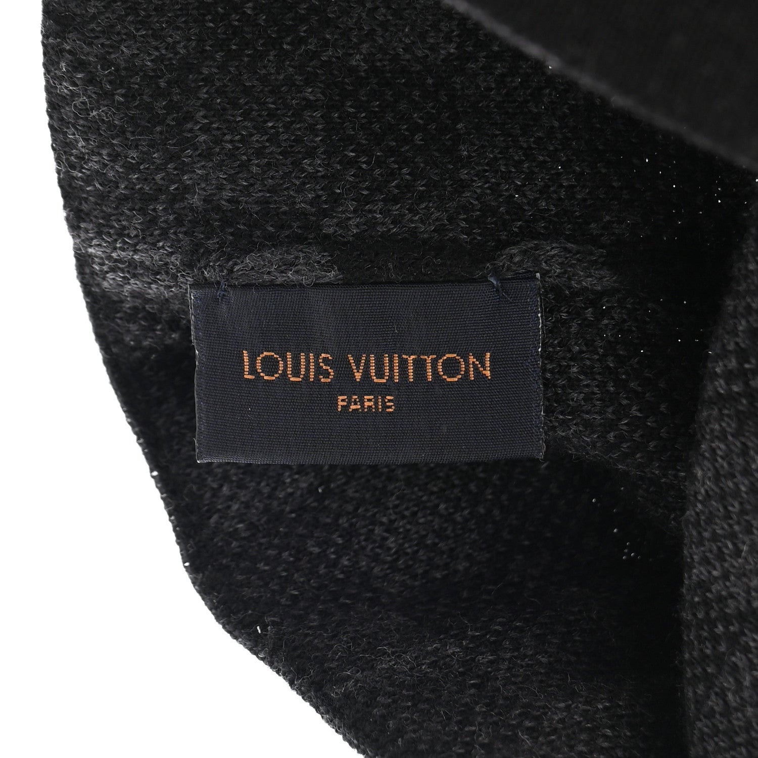 Louis Vuitton Wool Bonnet Petit Damier Graphite Beanie Hat 5 of 6