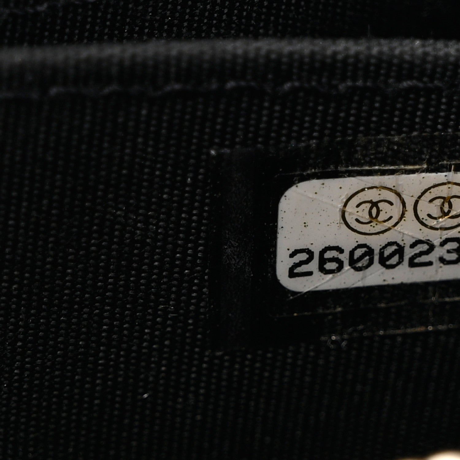 Chanel Lambskin Chevron Quilted Studded Zip Around Coin Purse Black 7 of 8