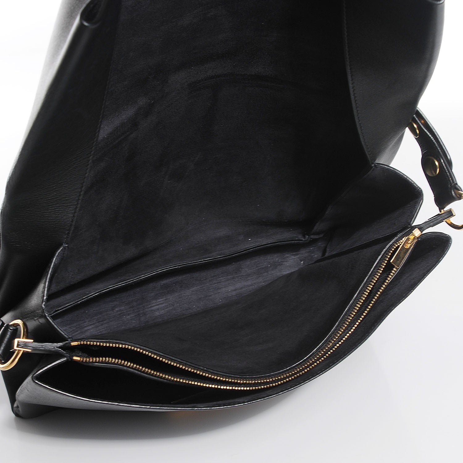 Celine Calfskin Blade Flap Black 5 of 9