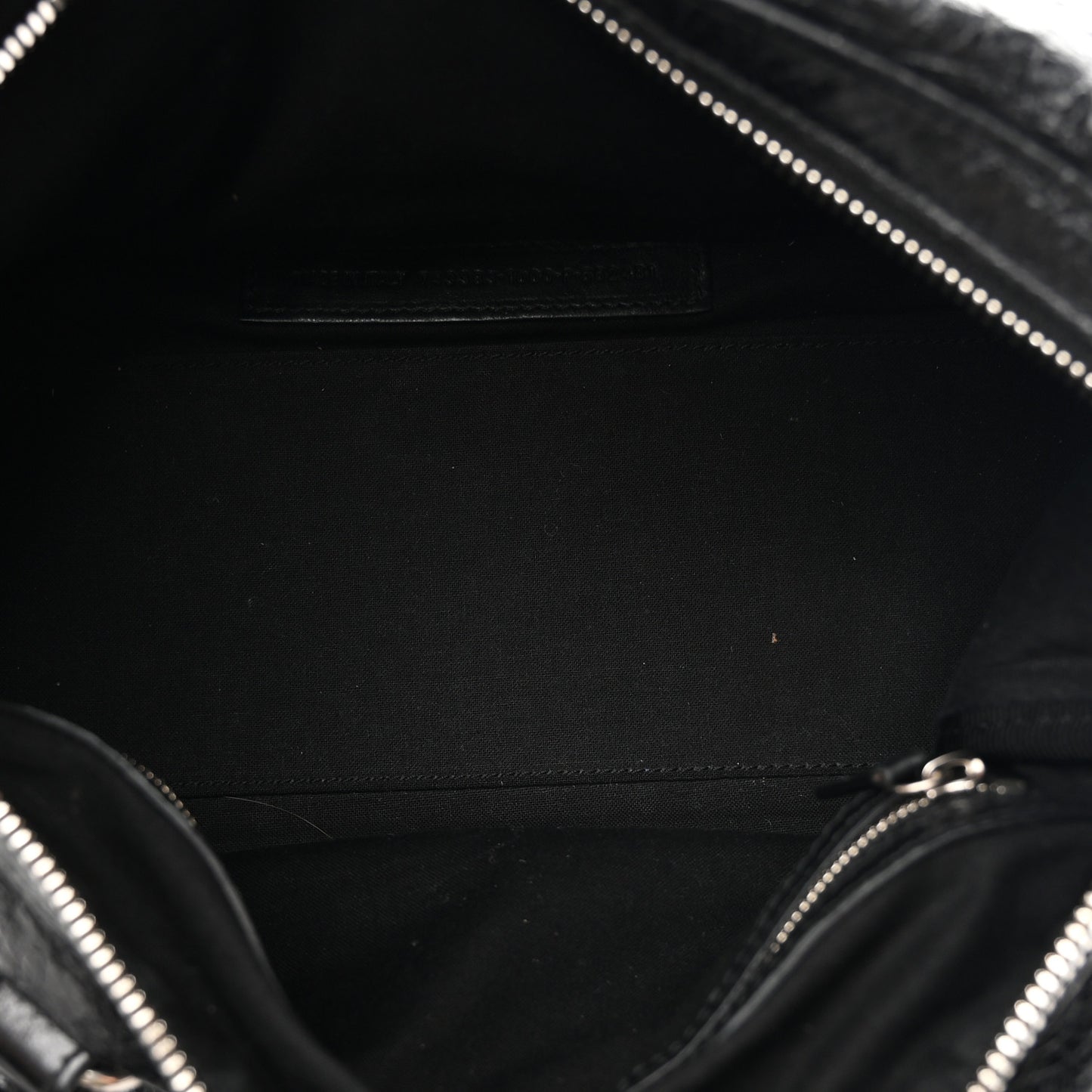 Agneau Arena Medium Le Cagole Duffle Crossbody Bag Black