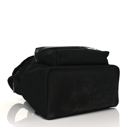 Saint Laurent Canvas SL Playing Cards City Backpack Black 3 of 10