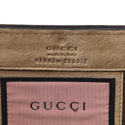Gucci Calfskin GucciGhost Real Medium XL Tote Hibiscus Red 8 of 10