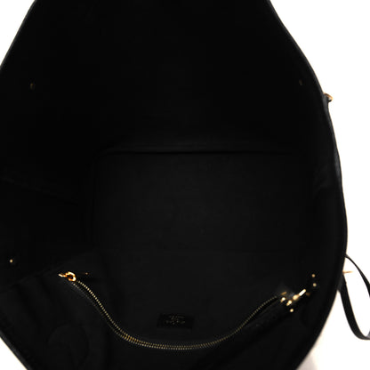 Louis Vuitton Empreinte Monogram Giant Neverfull MM Black 6 of 11