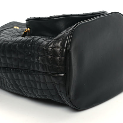 Celine Calfskin Quilted Medium C Backpack Black 9 of 12
