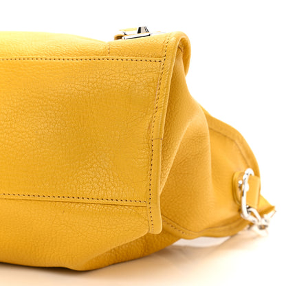 Balenciaga Chevre Silver Metallic Edge Hardware City Jaune Epi 10 of 10