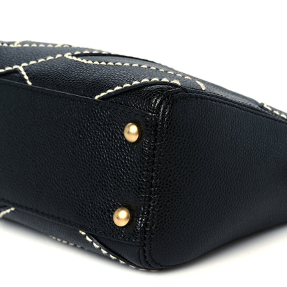 Chanel Caviar CC Stitched Small Hobo Black 10 of 10