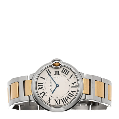 Cartier Stainless Steel 18K Yellow Gold 36mm Ballon Bleu De Cartier Quartz Watch 2 of 4