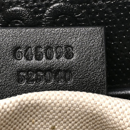 Gucci Calfskin GG Tennis Embossed Pocket Belt Bag Black 6 of 9