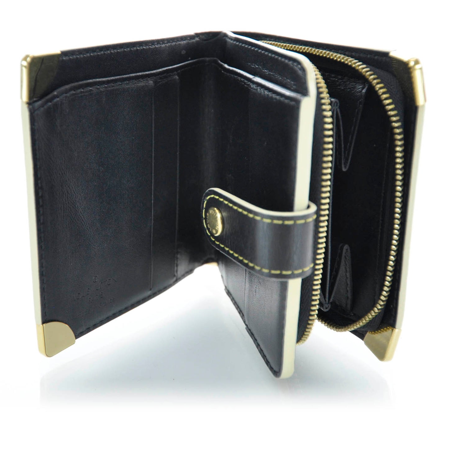 Suhali Compact Zipped Wallet Black