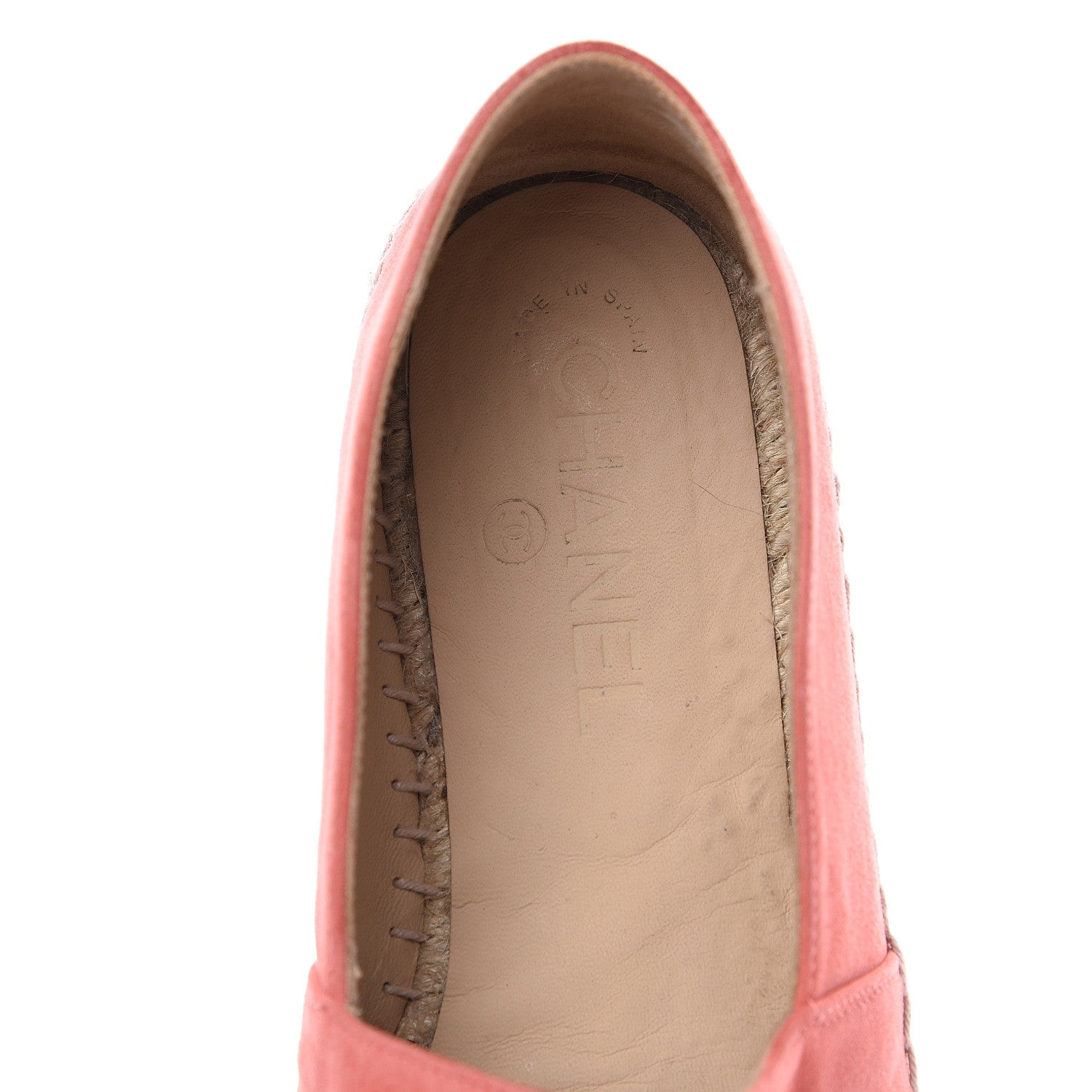 Chanel Suede CC Espadrilles 39 Pink 7 of 12
