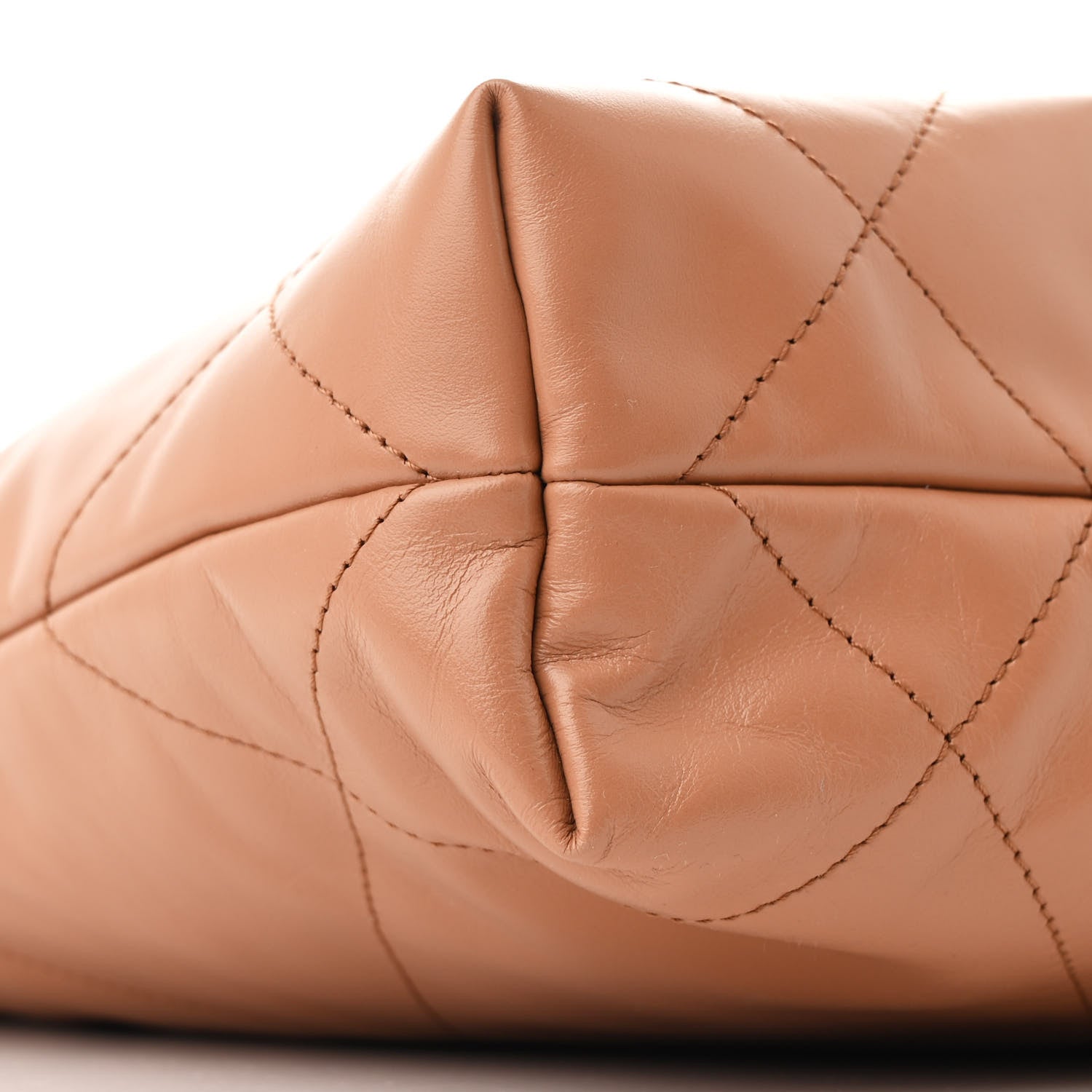 Chanel Shiny Calfskin Quilted Small Chanel 22 Beige 11 of 12