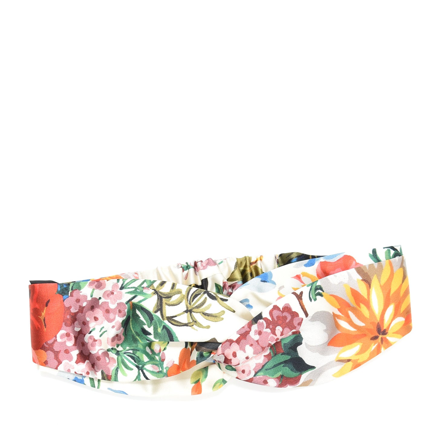 Silk Josif Duchesse Headband Ivory Pink
