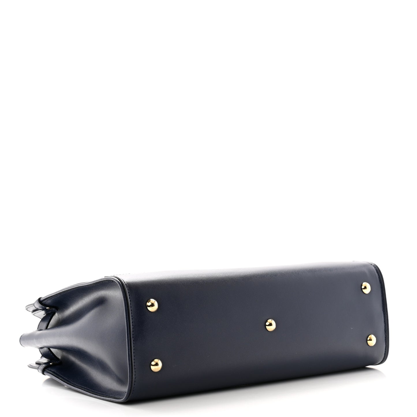Calfskin Briana Tote Navy