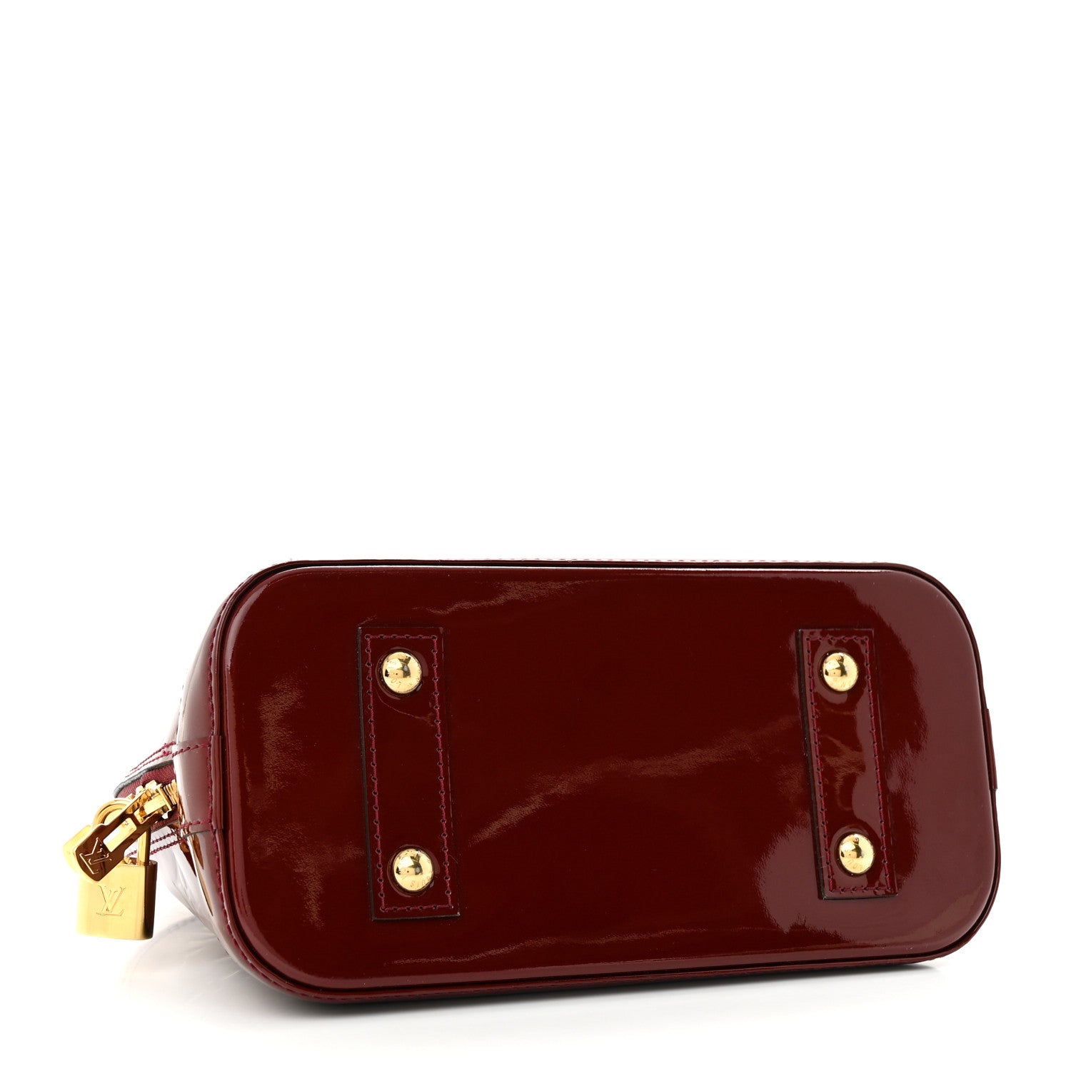 Louis Vuitton Vernis Alma BB Griotte 4 of 12