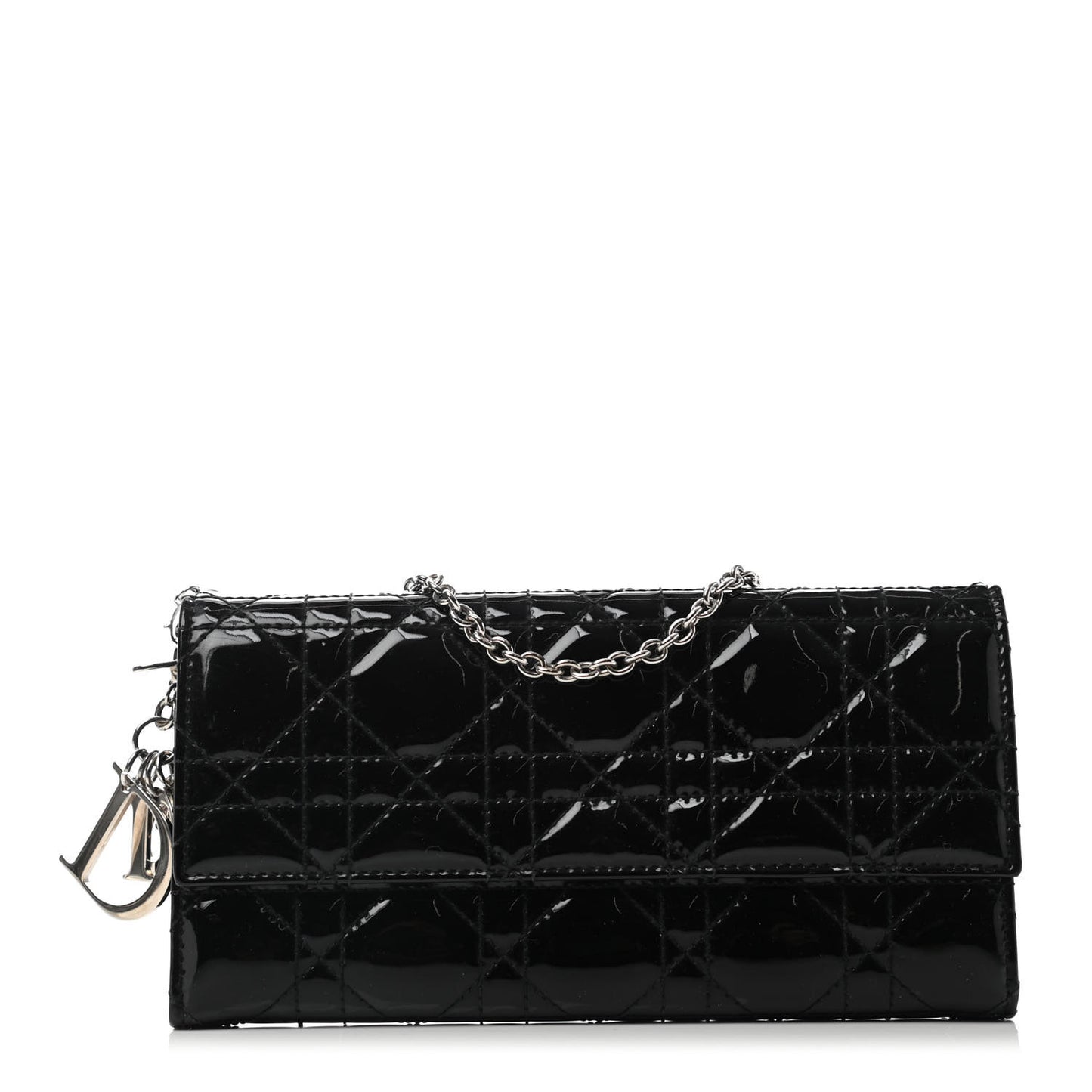 Patent Cannage Rendez-vous Chain Wallet Black