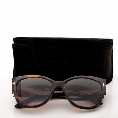 Tom Ford Acetate Anoushka Cat Eye Sunglasses TF371 Tortoise Shell 8 of 8