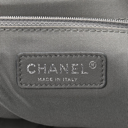 Chanel Nylon Quilted Tweed Stitch Bubble Camera Case Black 6 of 10