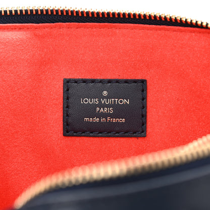 Louis Vuitton Lambskin Embossed Monogram LV Garden Coussin PM Navy 8 of 9