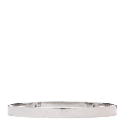 Hermes 18K White Gold Pave Diamond PM Collier De Chien Bracelet ST 3 of 7