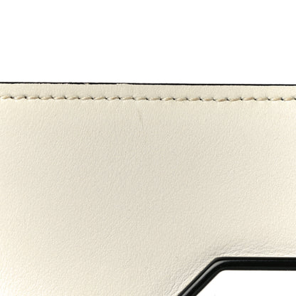 Prada City Calf Plex Ribbon Bag White Black 16 of 20