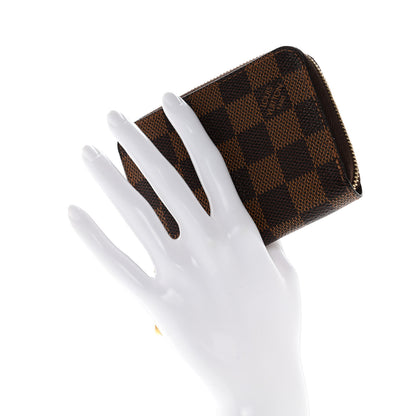 Louis Vuitton Damier Ebene Zippy Coin Purse 2 of 7